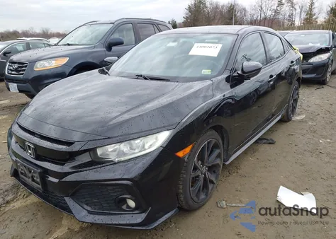 2018 Honda Civic Sport из США, поврежденный, VIN SHHFK7H40JU232376